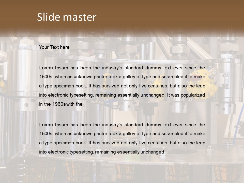 A Machine With A Bunch Of Yellow Birds On It PowerPoint Template