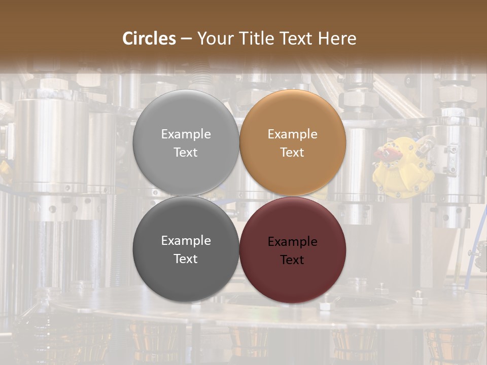 A Machine With A Bunch Of Yellow Birds On It PowerPoint Template