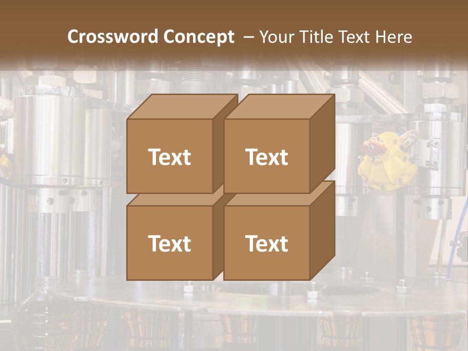 A Machine With A Bunch Of Yellow Birds On It PowerPoint Template