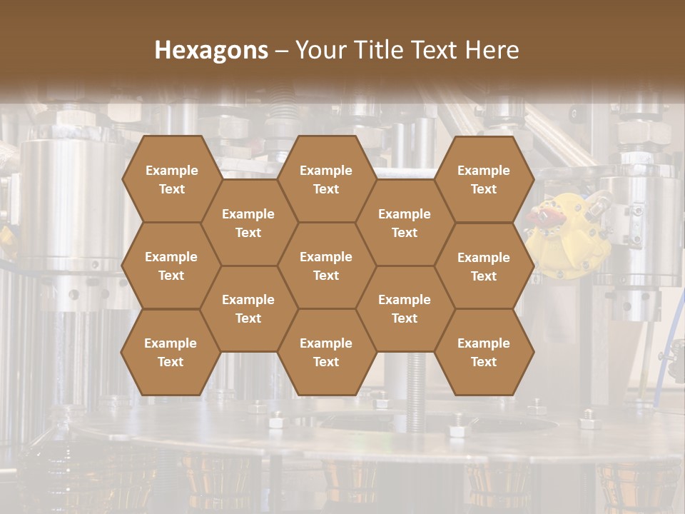 A Machine With A Bunch Of Yellow Birds On It PowerPoint Template