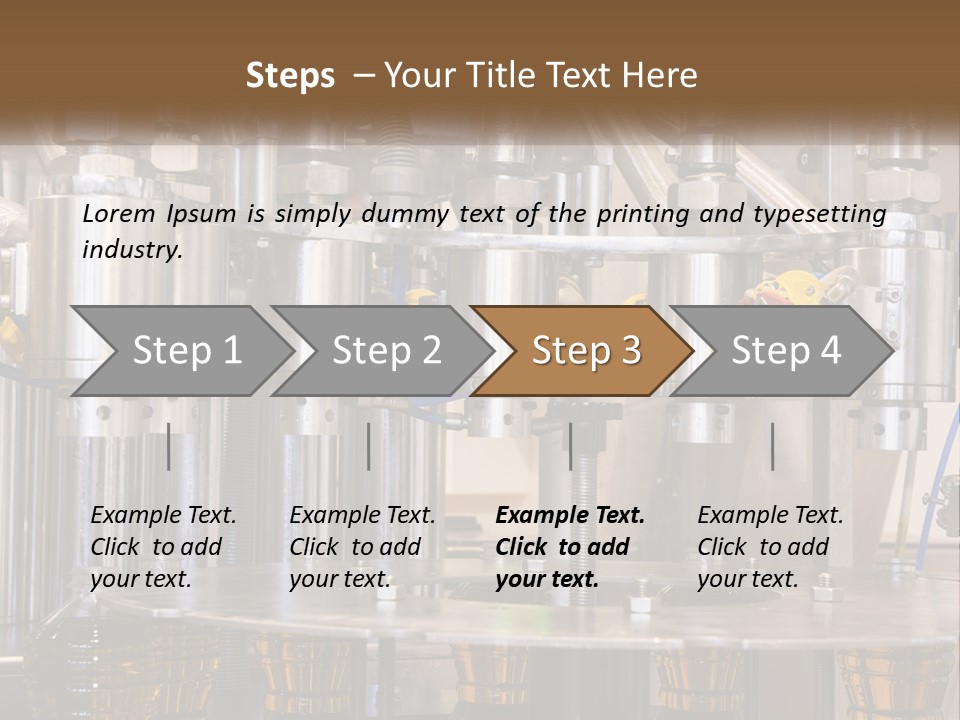 A Machine With A Bunch Of Yellow Birds On It PowerPoint Template