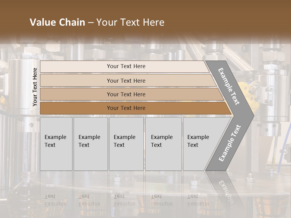 A Machine With A Bunch Of Yellow Birds On It PowerPoint Template