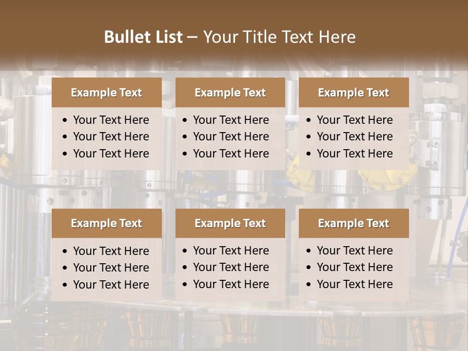 A Machine With A Bunch Of Yellow Birds On It PowerPoint Template