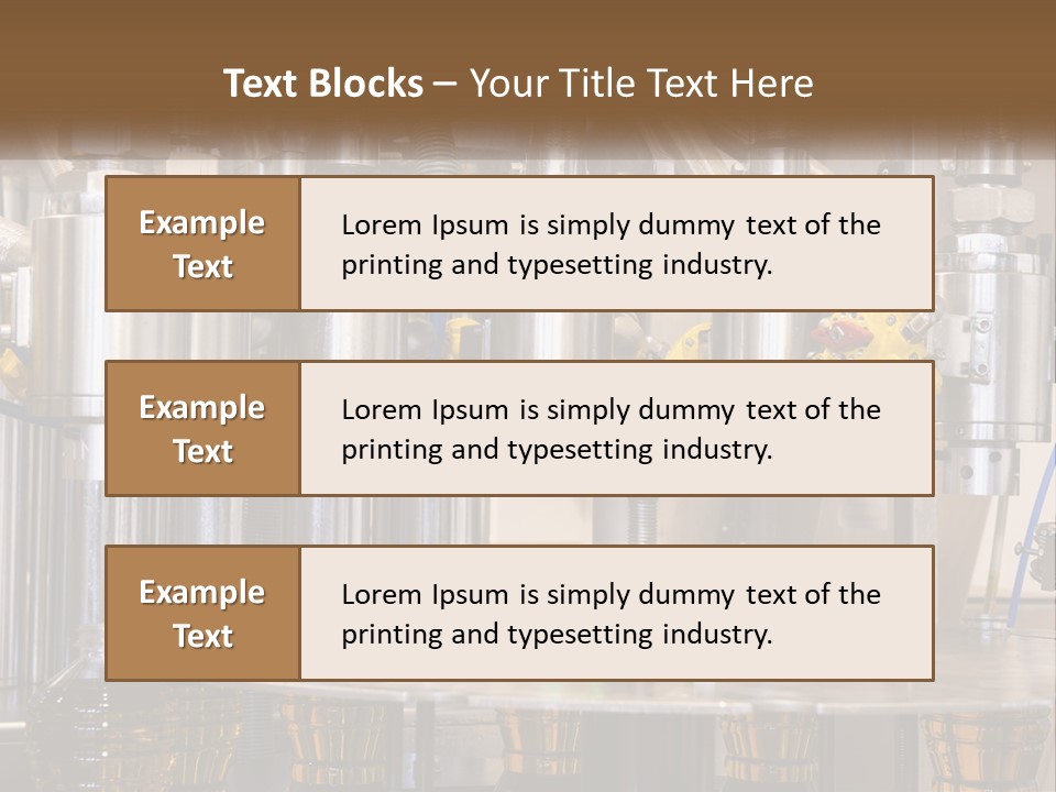A Machine With A Bunch Of Yellow Birds On It PowerPoint Template