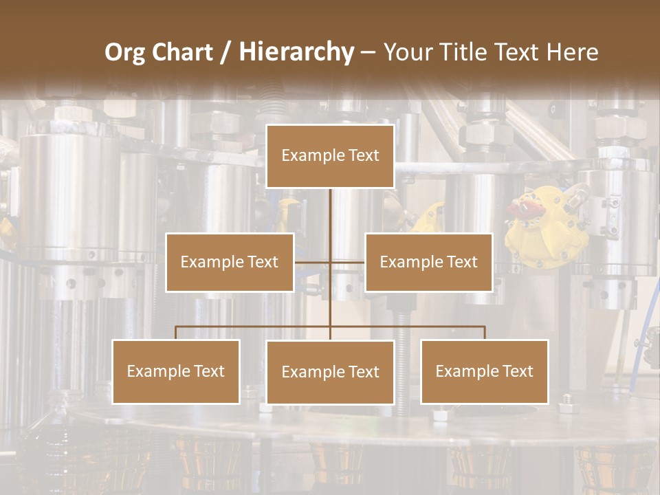 A Machine With A Bunch Of Yellow Birds On It PowerPoint Template