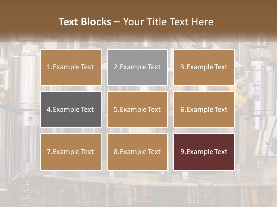 A Machine With A Bunch Of Yellow Birds On It PowerPoint Template