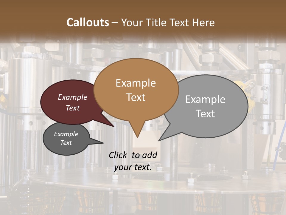 A Machine With A Bunch Of Yellow Birds On It PowerPoint Template