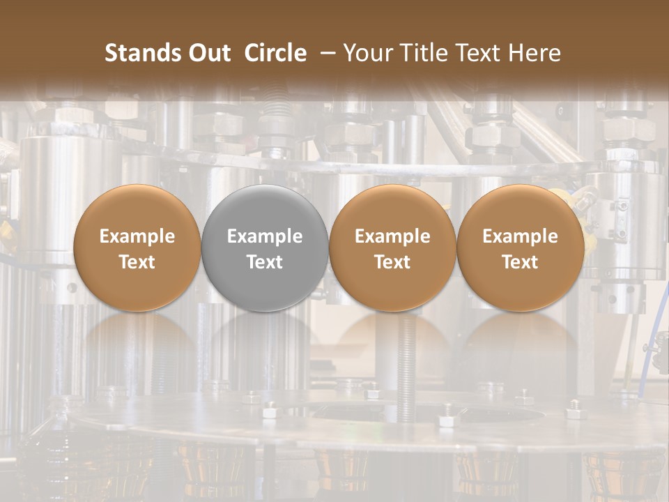 A Machine With A Bunch Of Yellow Birds On It PowerPoint Template