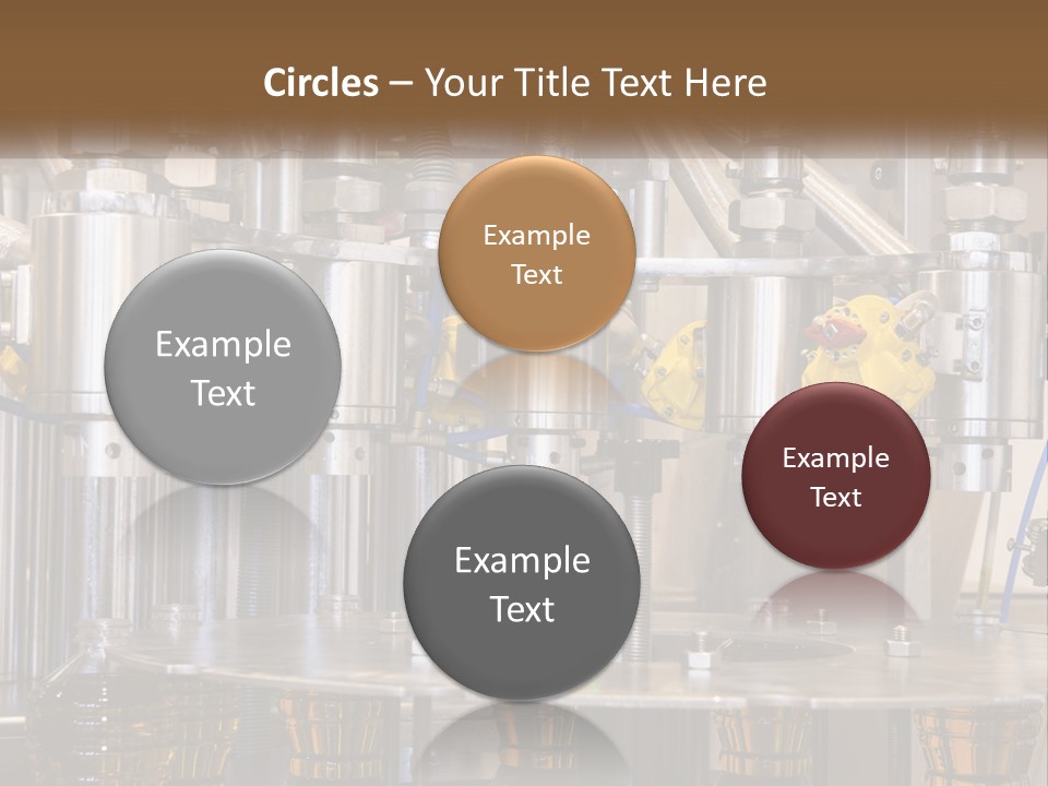 A Machine With A Bunch Of Yellow Birds On It PowerPoint Template