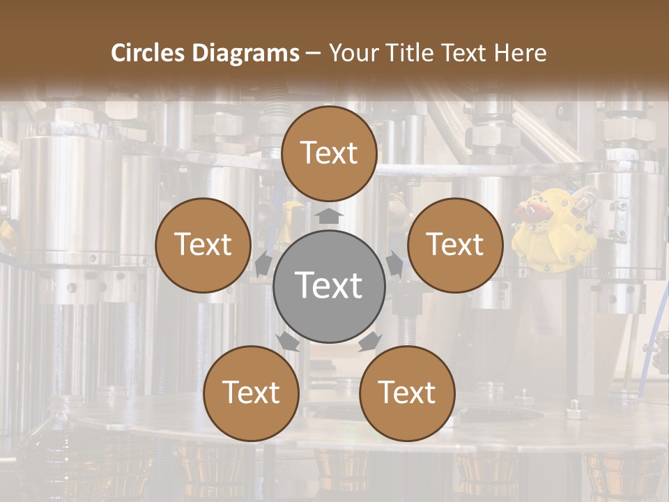 A Machine With A Bunch Of Yellow Birds On It PowerPoint Template