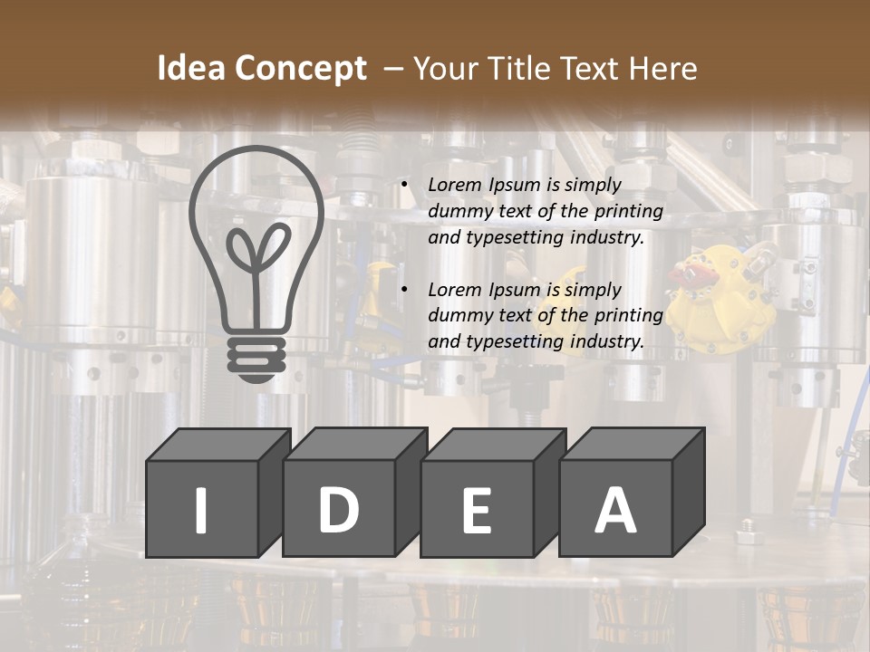 A Machine With A Bunch Of Yellow Birds On It PowerPoint Template