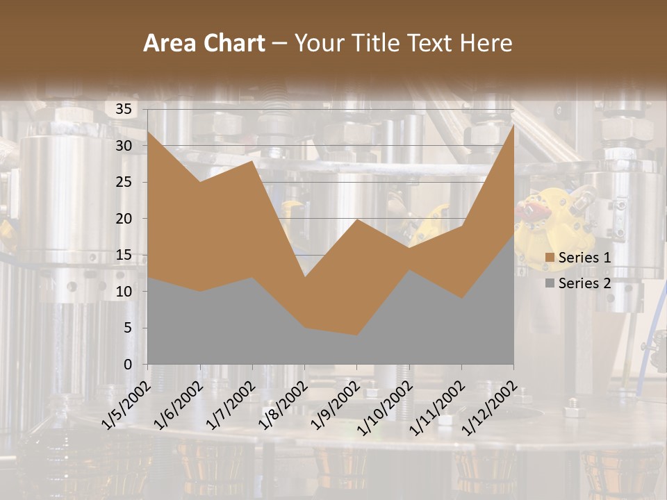 A Machine With A Bunch Of Yellow Birds On It PowerPoint Template