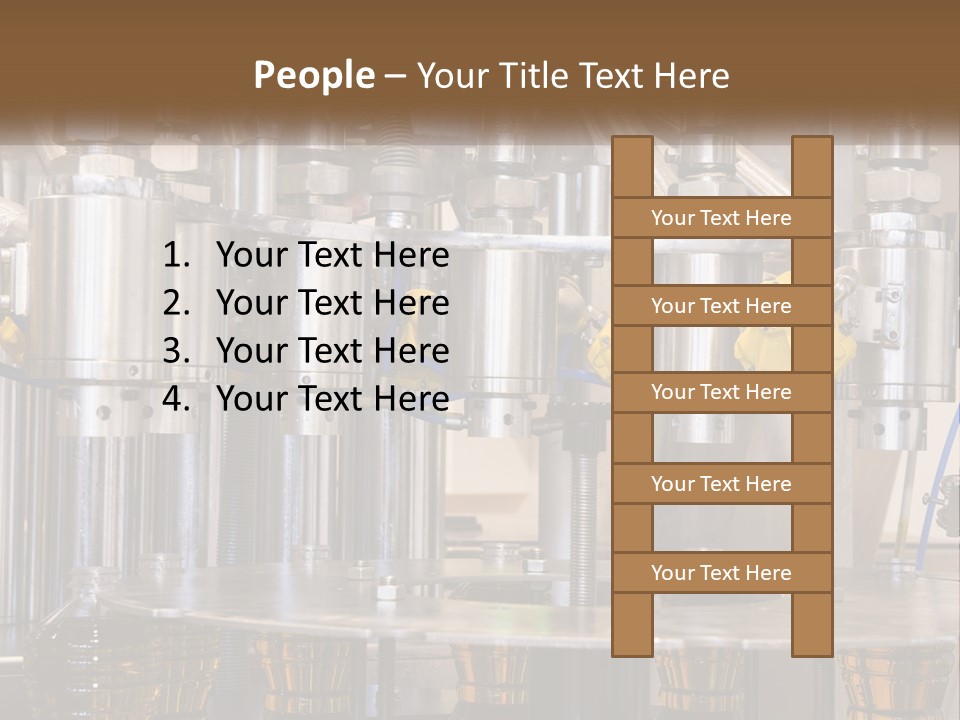 A Machine With A Bunch Of Yellow Birds On It PowerPoint Template
