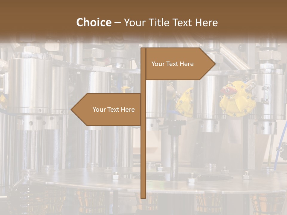 A Machine With A Bunch Of Yellow Birds On It PowerPoint Template