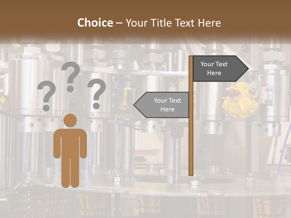 A Machine With A Bunch Of Yellow Birds On It PowerPoint Template