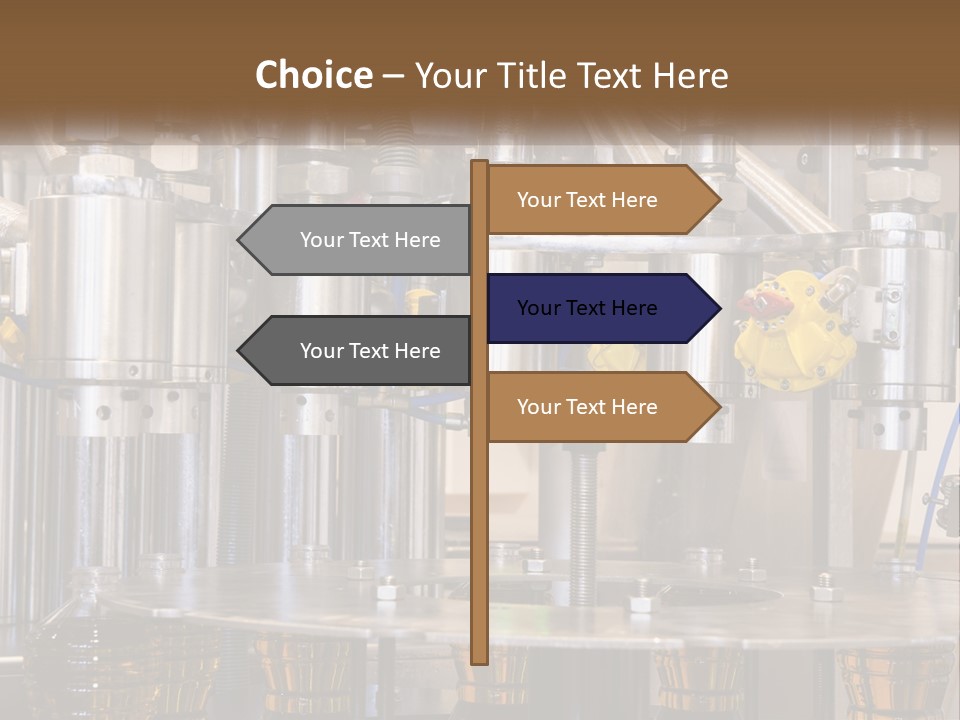 A Machine With A Bunch Of Yellow Birds On It PowerPoint Template