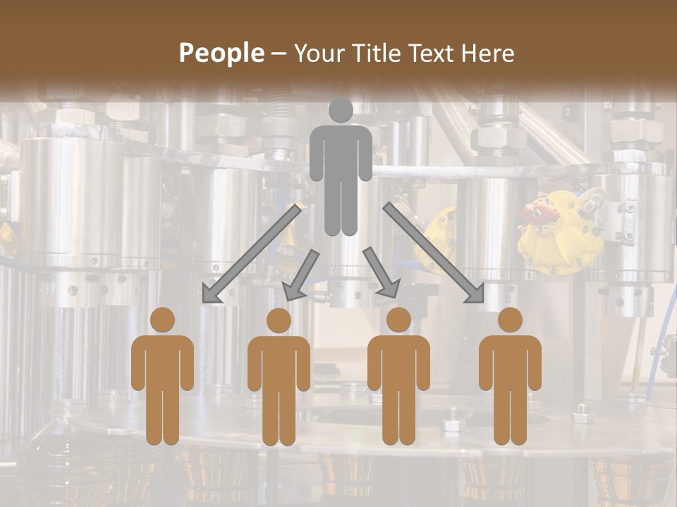 A Machine With A Bunch Of Yellow Birds On It PowerPoint Template