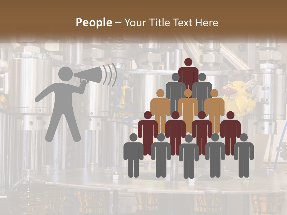 A Machine With A Bunch Of Yellow Birds On It PowerPoint Template