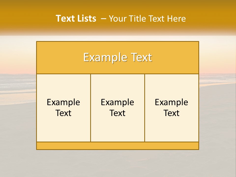 A Group Of People Riding Horses On A Beach At Sunset PowerPoint Template