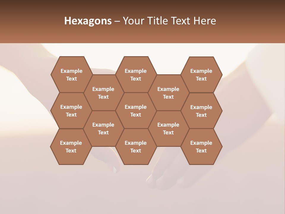 A Couple Holding Hands With The Sun Shining In The Background PowerPoint Template