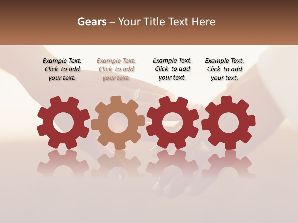 A Couple Holding Hands With The Sun Shining In The Background PowerPoint Template