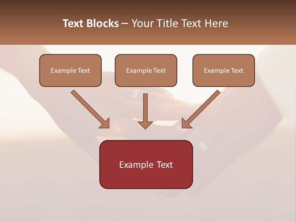 A Couple Holding Hands With The Sun Shining In The Background PowerPoint Template