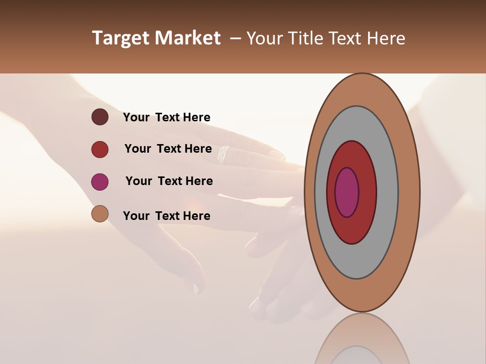 A Couple Holding Hands With The Sun Shining In The Background PowerPoint Template