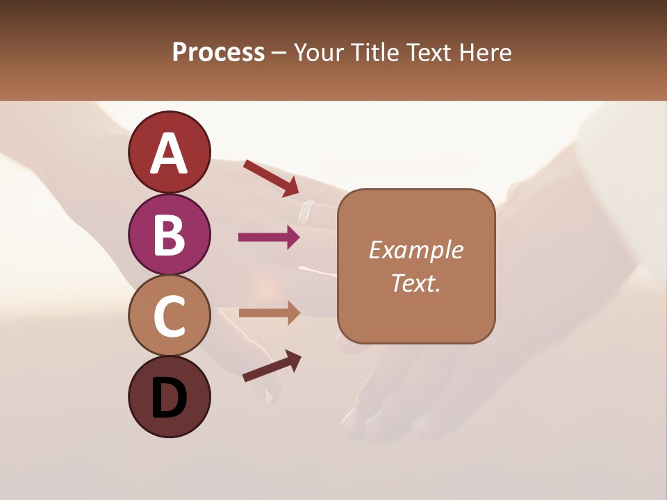 A Couple Holding Hands With The Sun Shining In The Background PowerPoint Template