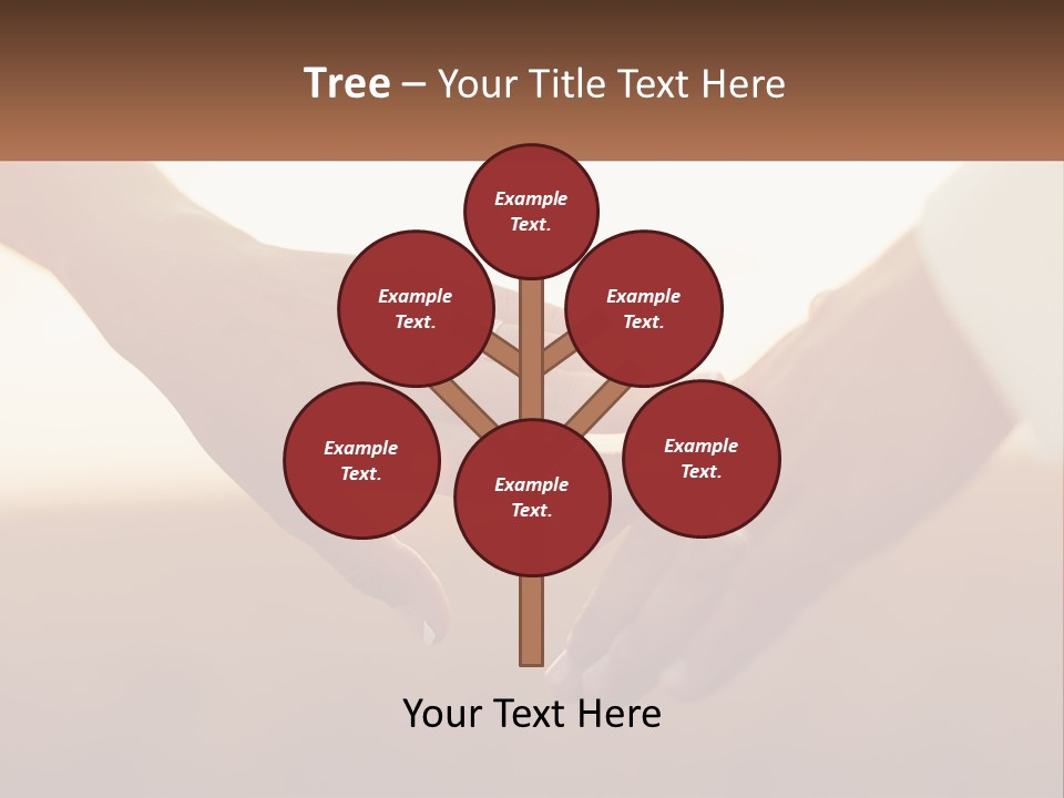 A Couple Holding Hands With The Sun Shining In The Background PowerPoint Template