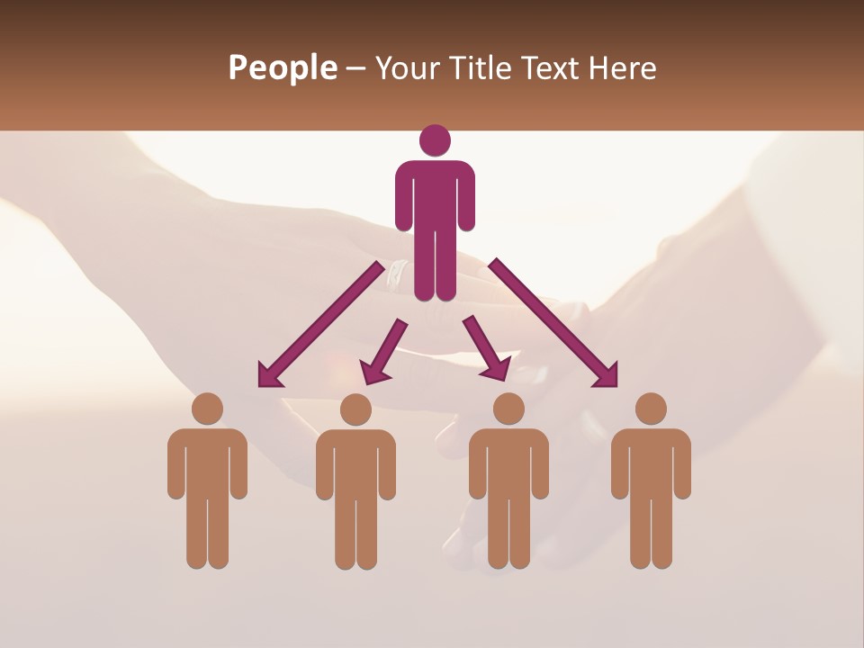 A Couple Holding Hands With The Sun Shining In The Background PowerPoint Template