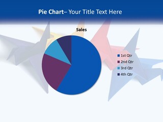 A Group Of Origami Birds On A White Background PowerPoint Template