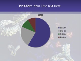 A Computer Generated Image Of A Human Brain PowerPoint Template