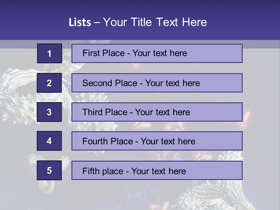 A Computer Generated Image Of A Human Brain PowerPoint Template