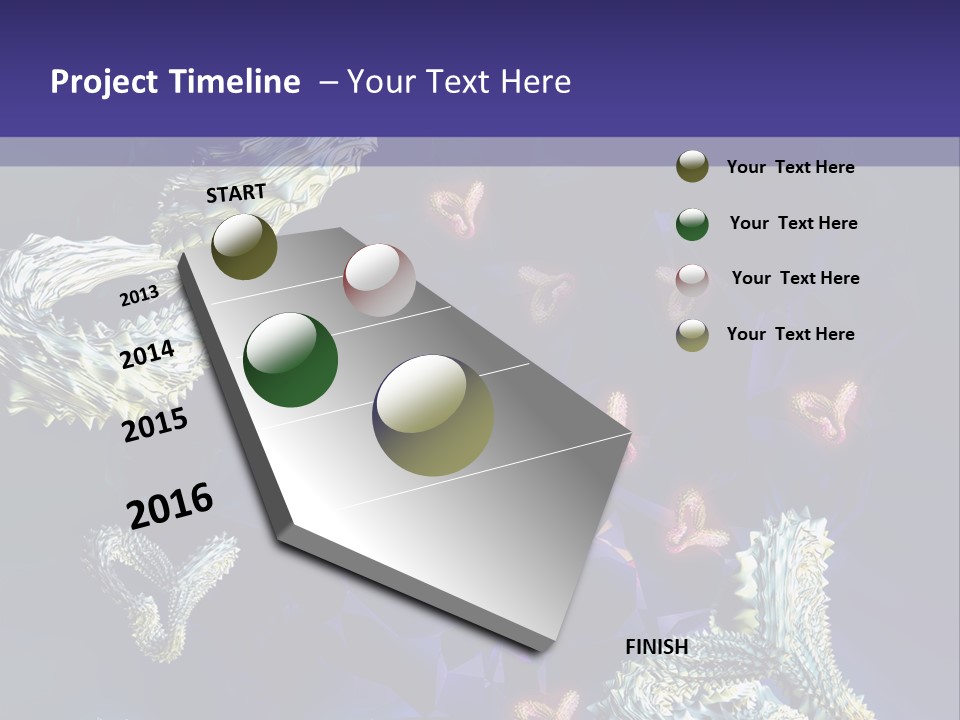 A Computer Generated Image Of A Human Brain PowerPoint Template