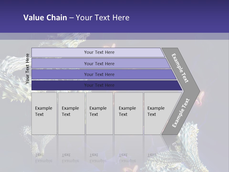 A Computer Generated Image Of A Human Brain PowerPoint Template