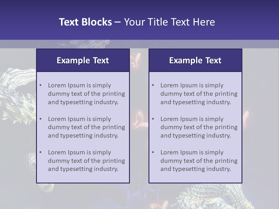 A Computer Generated Image Of A Human Brain PowerPoint Template