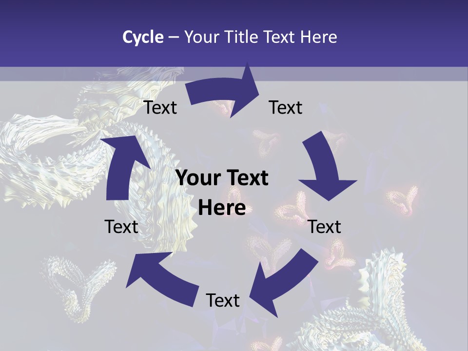 A Computer Generated Image Of A Human Brain PowerPoint Template