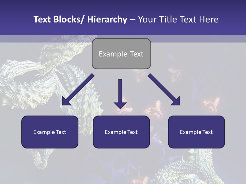 A Computer Generated Image Of A Human Brain PowerPoint Template