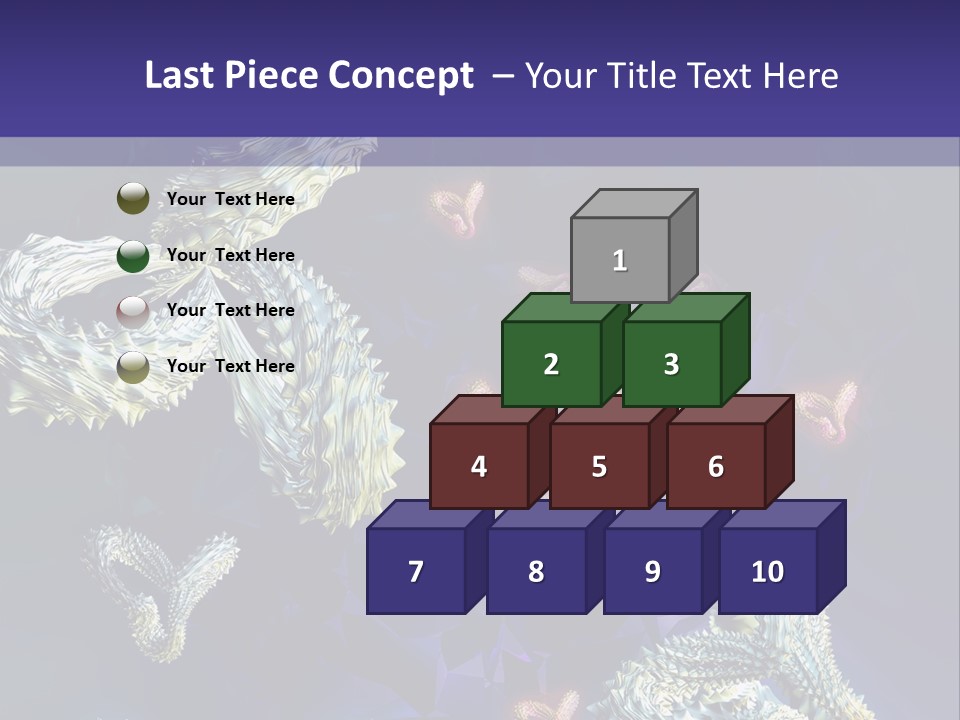 A Computer Generated Image Of A Human Brain PowerPoint Template