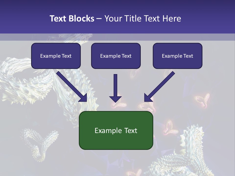 A Computer Generated Image Of A Human Brain PowerPoint Template
