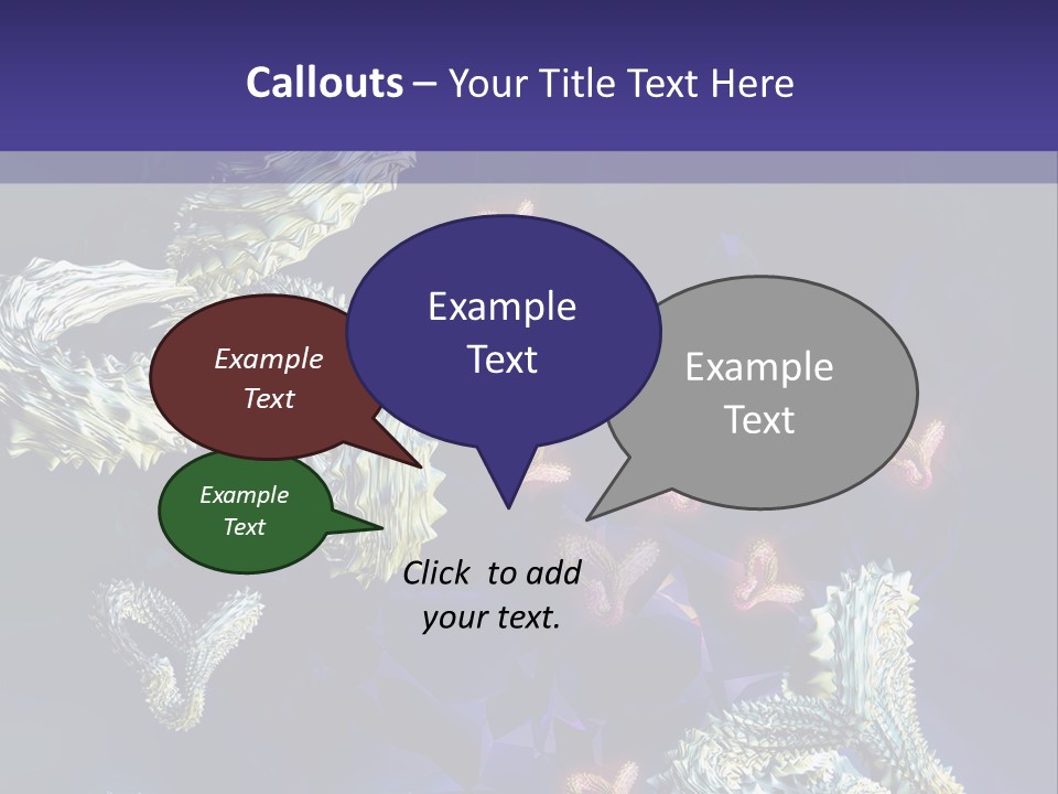 A Computer Generated Image Of A Human Brain PowerPoint Template