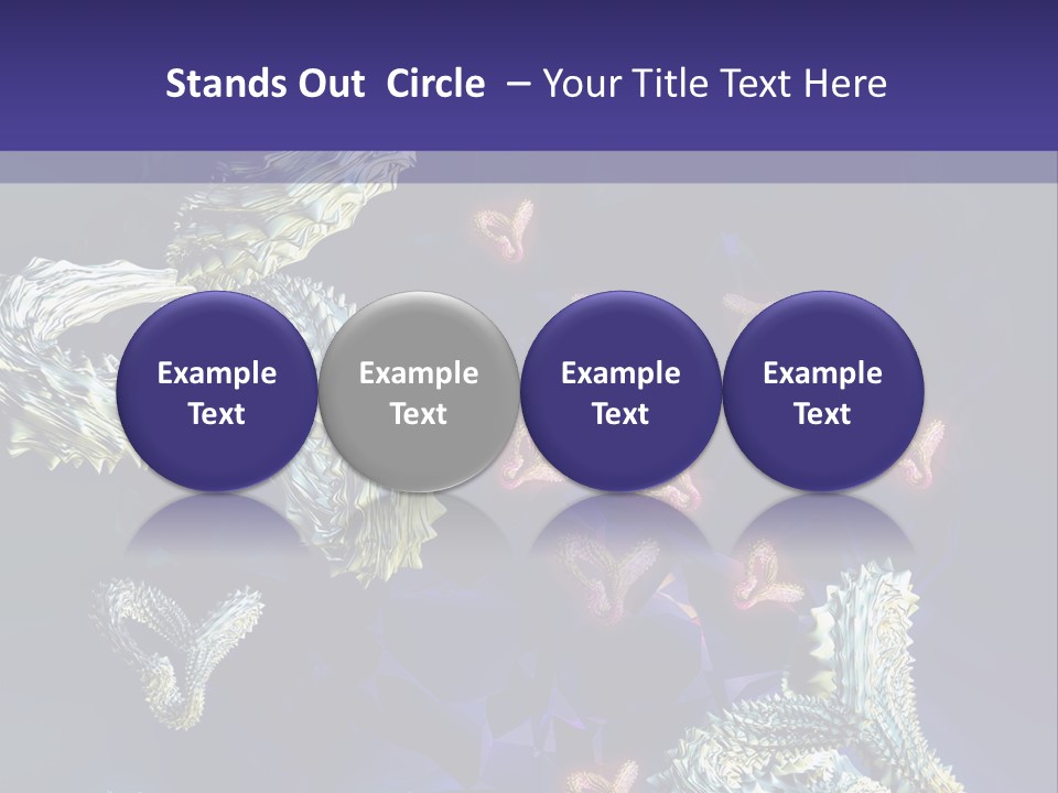 A Computer Generated Image Of A Human Brain PowerPoint Template