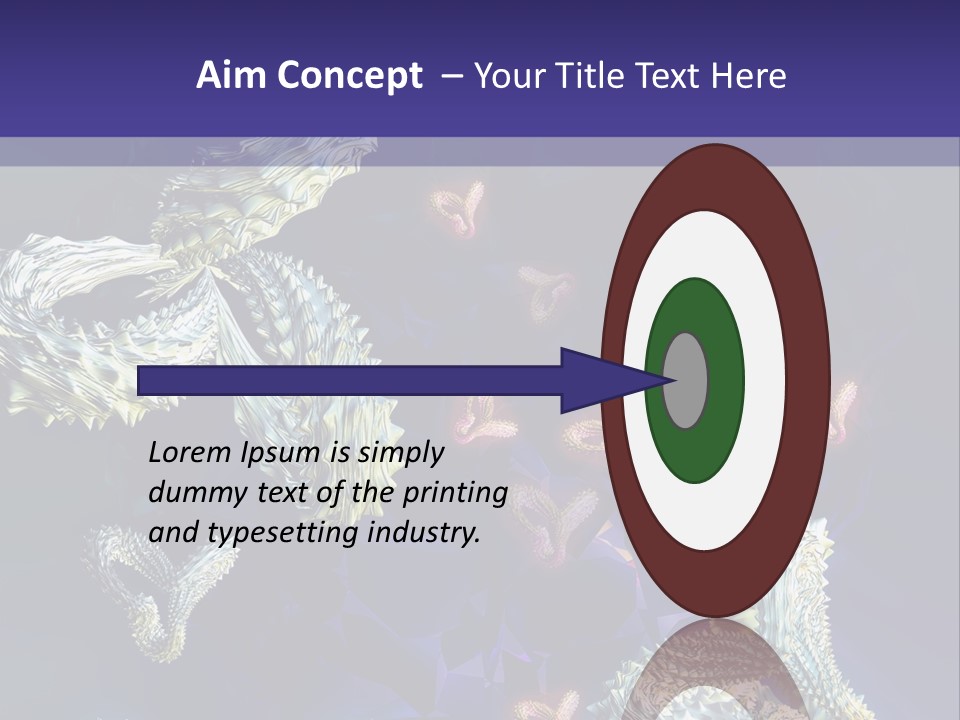 A Computer Generated Image Of A Human Brain PowerPoint Template