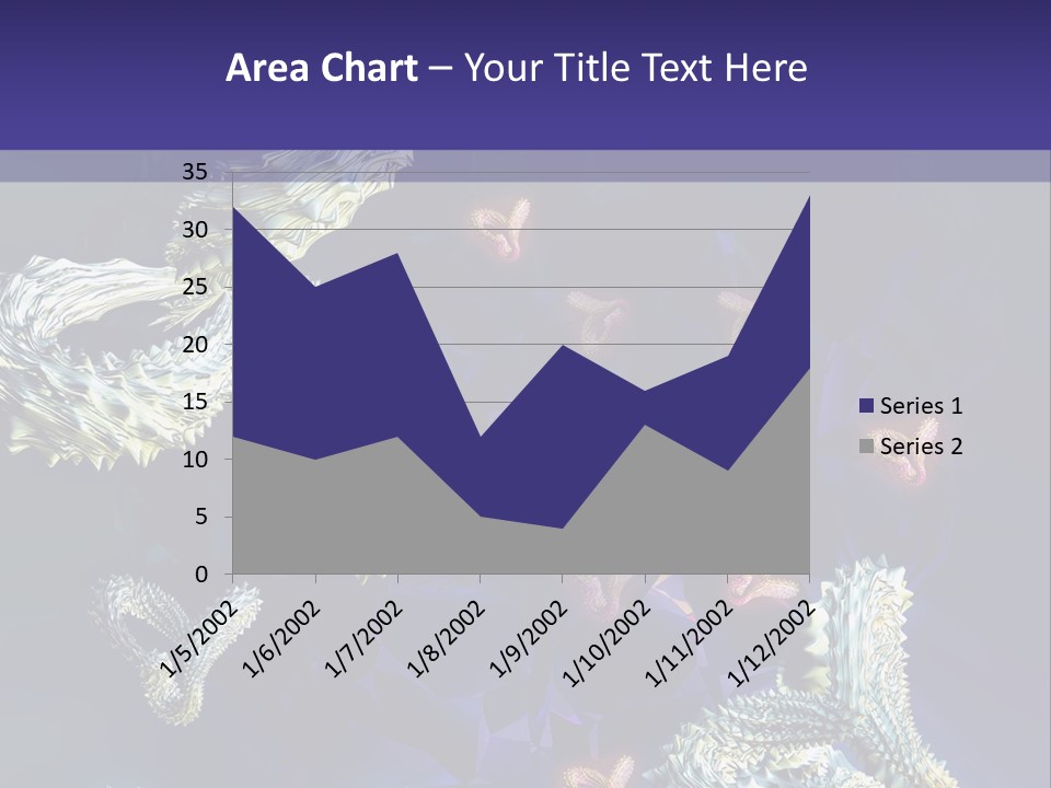 A Computer Generated Image Of A Human Brain PowerPoint Template