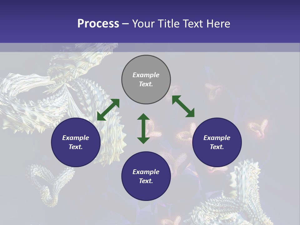 A Computer Generated Image Of A Human Brain PowerPoint Template