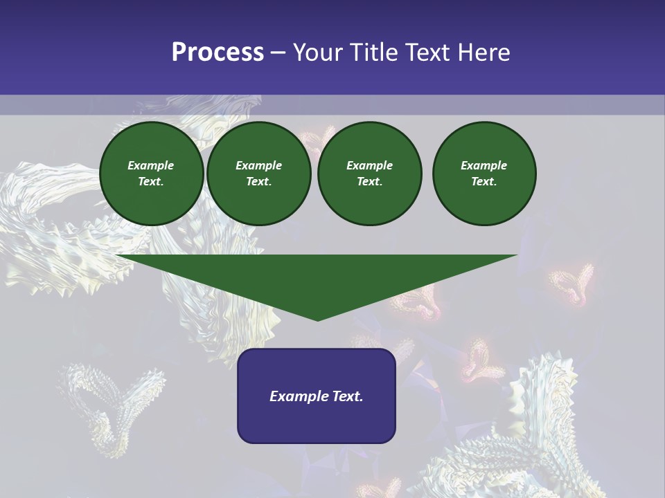 A Computer Generated Image Of A Human Brain PowerPoint Template