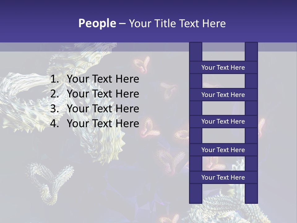 A Computer Generated Image Of A Human Brain PowerPoint Template