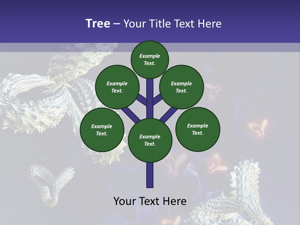 A Computer Generated Image Of A Human Brain PowerPoint Template