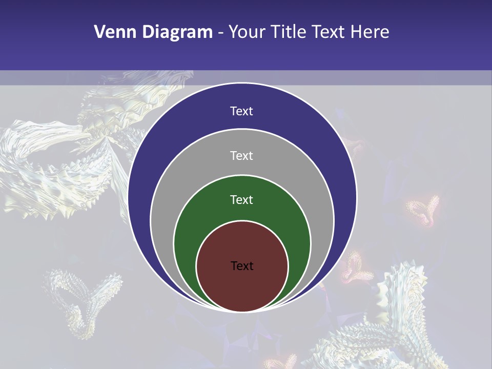 A Computer Generated Image Of A Human Brain PowerPoint Template