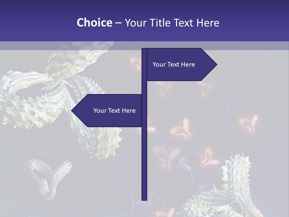 A Computer Generated Image Of A Human Brain PowerPoint Template